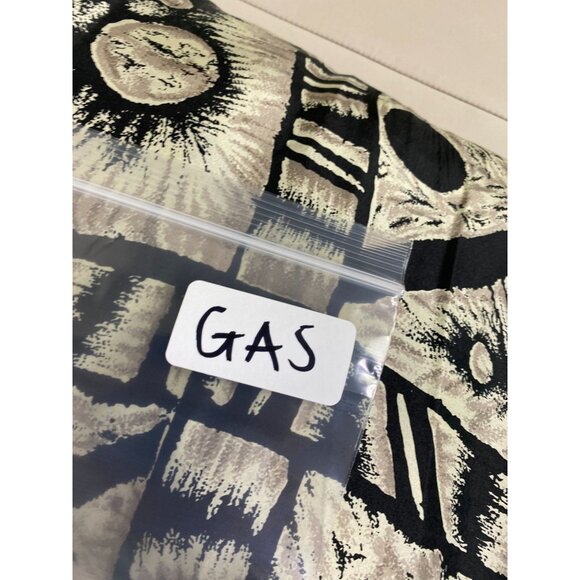 VTG Adrian Jordan 100% Silk Women Abstract Long Sleeve Button Up Top Plus Sz 26 - Picture 8 of 15